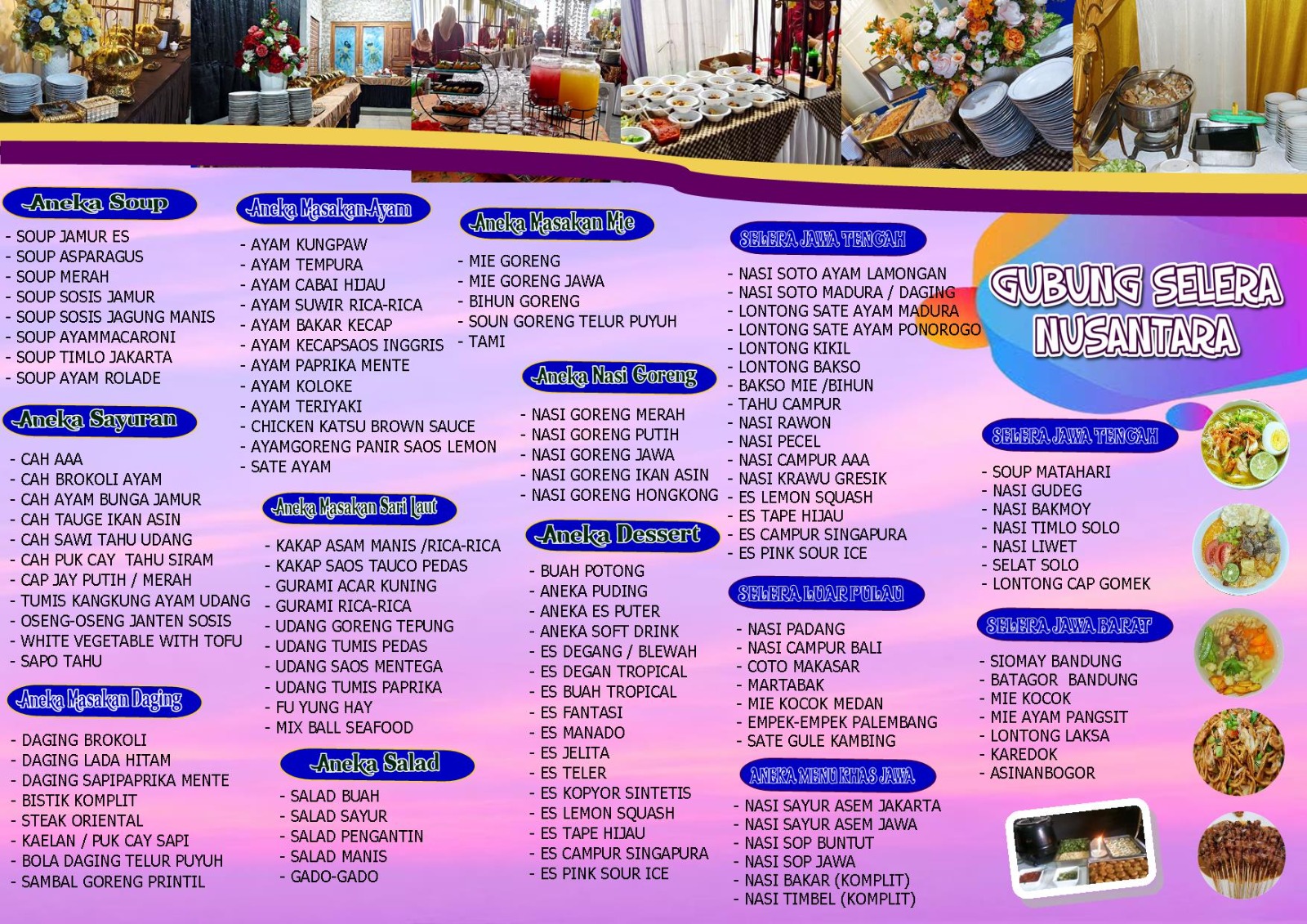 Menu Gubeg Nusantara
